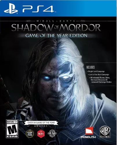 Middle Earth: Shadow of Mordor Game of the Year